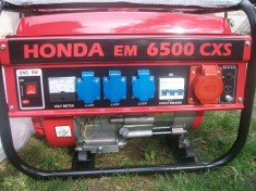 Generator de curent HONDA, 5.5 kw, 220v/380v, imp. Germania, NOU Livrare gratis foto