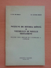 Pr. Ene Braniste, Notiuni de Istoria Sfanta a Vechiului si Noului Testament foto