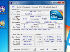 Intel Xeon X3220 Quad Core 2,4ghz 8MB L2 cache soket LGA775 foto