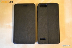 Husa HUAWEI ASCEND G6 Flip Case Slim Black foto