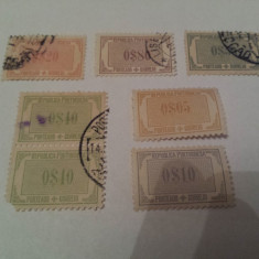 portugalia 1932-33 porto/ 7 valori / 17 euro cota