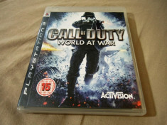 Joc Call of Duty World at War, PS3, original, alte sute de jocuri! foto