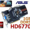 Placa video DirectX11 GAMING PCI-E ASUS Radeon HD6770 DirectCU 1GB DDR5 VGA DVI