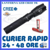 LANTERNA POLICE ULTRAFIRE CU LED CREE T6 - ZOOM - 5 FAZE INSTANTE LUMINOASE