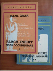 Bazil Gruia - Blaga inedit efigii documente (2 volume) foto