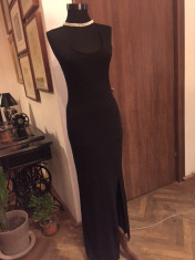 Rochie neagra de ocazie Prestij foto