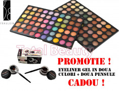 Trusa Machiaj 120 culori Fraulein38 Twist Calm + Eyeliner Gel 2 culori CADOU ! foto