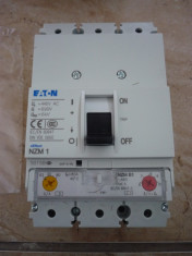 INTRERUPATOR AUTOMAT TRIFAZAT 3P DE 80A NZMB1-A80,SWITCH,HEBLU,USOL MARCA EATON foto