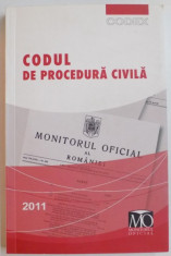 CODUL DE PROCEDURA CIVILA , EDITIA NOIEMBRIE 2011 , EDITIA A II A foto