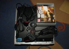 Consola PS3 SLIM 320Gb Accesorii, Cutie, 4 jocuri( The last of us,Uncharted etc) foto