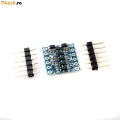 Translator tensiune 5V-3V I2C UART SPI Level 4-Way Converter Module Adapter foto