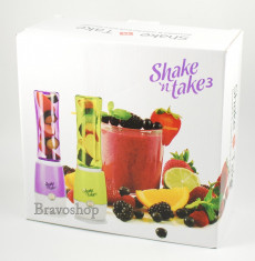 Shake n Take 3 Cana blender cu 2 pahare pentru legume si fructe foto