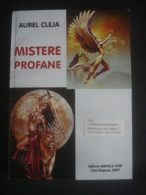 AUREL CLEJA - MISTERE PROFANE * cu autograf