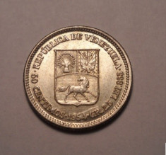Venezuela 50 centimos 1954 UNC foto