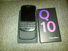 Blackberry Q10 black folosit stare buna,la cutie pachet complet!PRET:500lei foto