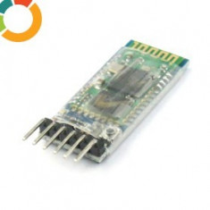 2 buc x Modul bluetooth HC-05 UART (RS232 TTL) MASTER / SLAVE Arduino / PIC foto