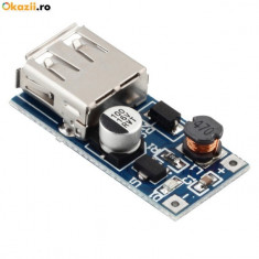 5 buc x Incarcator USB 0.9V-5V to 5V DC-DC Booster Module USB Mobile Step-up foto