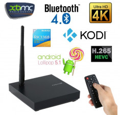 Measy B4T Android 5.1 Media Player TV Box 4K Octa Core RK 3368 1G/8G Gigabit LAN foto