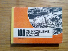 100 DE PROBLEME TACTICE * Culegere - Gh. Grigoras - 1992, 382 p. foto