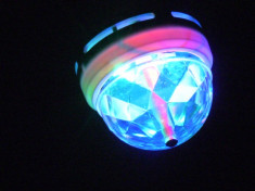 Bec rotativ tip orga lumini LED dulie E27 foto