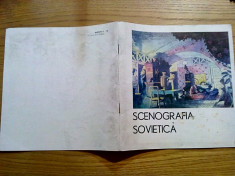 SCENOGRAFIA SOVIETICA (1917 - 1980) - Catalog, octombrie 1981 foto