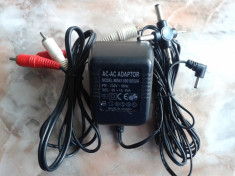 vand alimentator 9 V si cablu video RCA pt consola NINTENDO NES foto