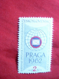 Serie Expozitie Filatelica Internationala Praga&#039;62 Cehoslovacia , 1 val., Nestampilat
