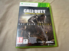 Joc Call of Duty Advanced Warfare day Zero Edition, xbox360, original! foto