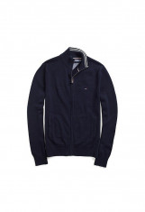 Cardigan fermuar Tommy Hilfiger NAVY masura S M foto