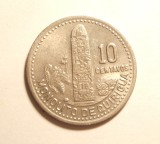 GUATEMALA 10 CENTAVOS 1987, America Centrala si de Sud