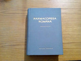 FARMACOPEEA ROMANA - Editia a VIII -a - 1965, 945 p.; tiraj: 1500 ex.