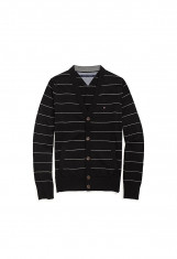 Cardigan TH black stripes S M foto