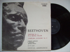 Disc vinil BEETHOVEN - Simfonia nr.4 / Uvertura &amp;quot;Leonora&amp;quot; Nr. 3 (ST - ECE 0663) foto