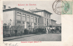 SALUTARI DIN DOROHOI. GIMNAZIUL GRIGORE GHICA V. V TCV CLASICA CIRC.SEP.1904 foto