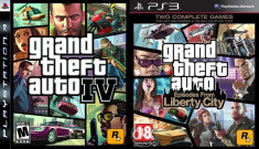 Pachet jocuri PS3 Grand Theft Auto: GTA 4 + GTA Episodes from Liberty City foto