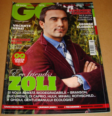 Revista GQ Romania ( Gentlemen&amp;#039;s Quarterly) - Martie 2010 nr. 13 foto