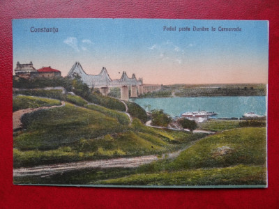 AKDVTM- Carte postala - Vedere - Constanta - podul peste dunare la Cernavoda foto