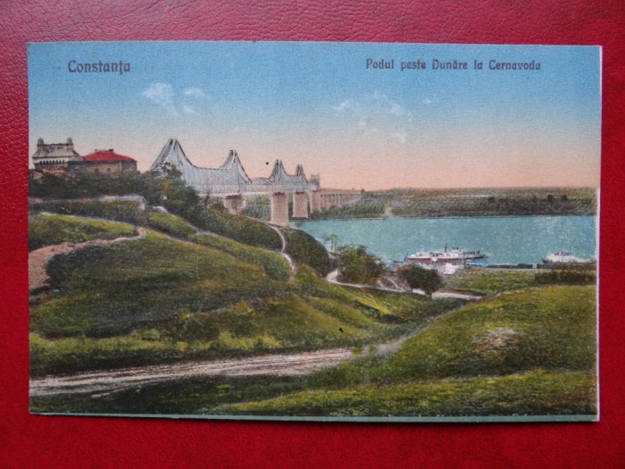 AKDVTM- Carte postala - Vedere - Constanta - podul peste dunare la Cernavoda