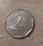 FRANTA - 2 FRANCS 1993.