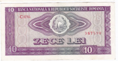 3) Bancnota 10 Lei 1966 VF foto