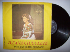 Disc vinil ILEANA CIUCULETE - Intr-o zi de mai cu soare (ST - EPE 01905) foto