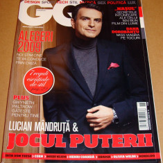 Revista GQ Romania ( Gentlemen's Quarterly) - Noiembrie 2009 Nr. 9