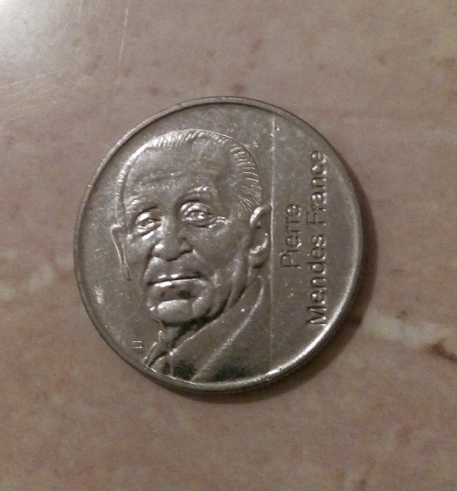 FRANTA - 5 FRANCS 1992