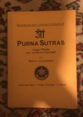 Swami Jnanananda PURNA SUTRAS in germana foto