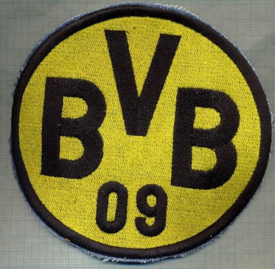 311 -EMBLEMA MARE - FOTBAL ,,BVB 09&amp;quot; BORUSIA DORTMUND -starea care se vede foto