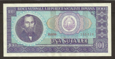 ROMANIA 100 LEI 1966 [4] a UNC foto