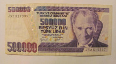 CY - 500000 lira lire 1998 (1970) Turcia / Ataturk foto