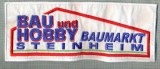 317 -EMBLEMA MARE - BAU UND HOBBY BAUMARKT STEINHEIM-CONSTR -starea care se vede