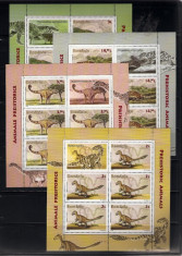 ROMANIA 2016 - ANIMALE PREISTORICE - MINICOLI, MNH - LP 2092c foto