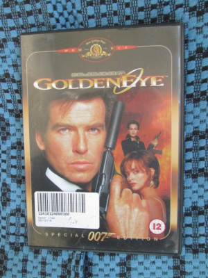 GOLDEN EYE 007 - 1 DVD ORIGINAL FILM cu PIERCE BROSNAN - CA NOU!!! foto